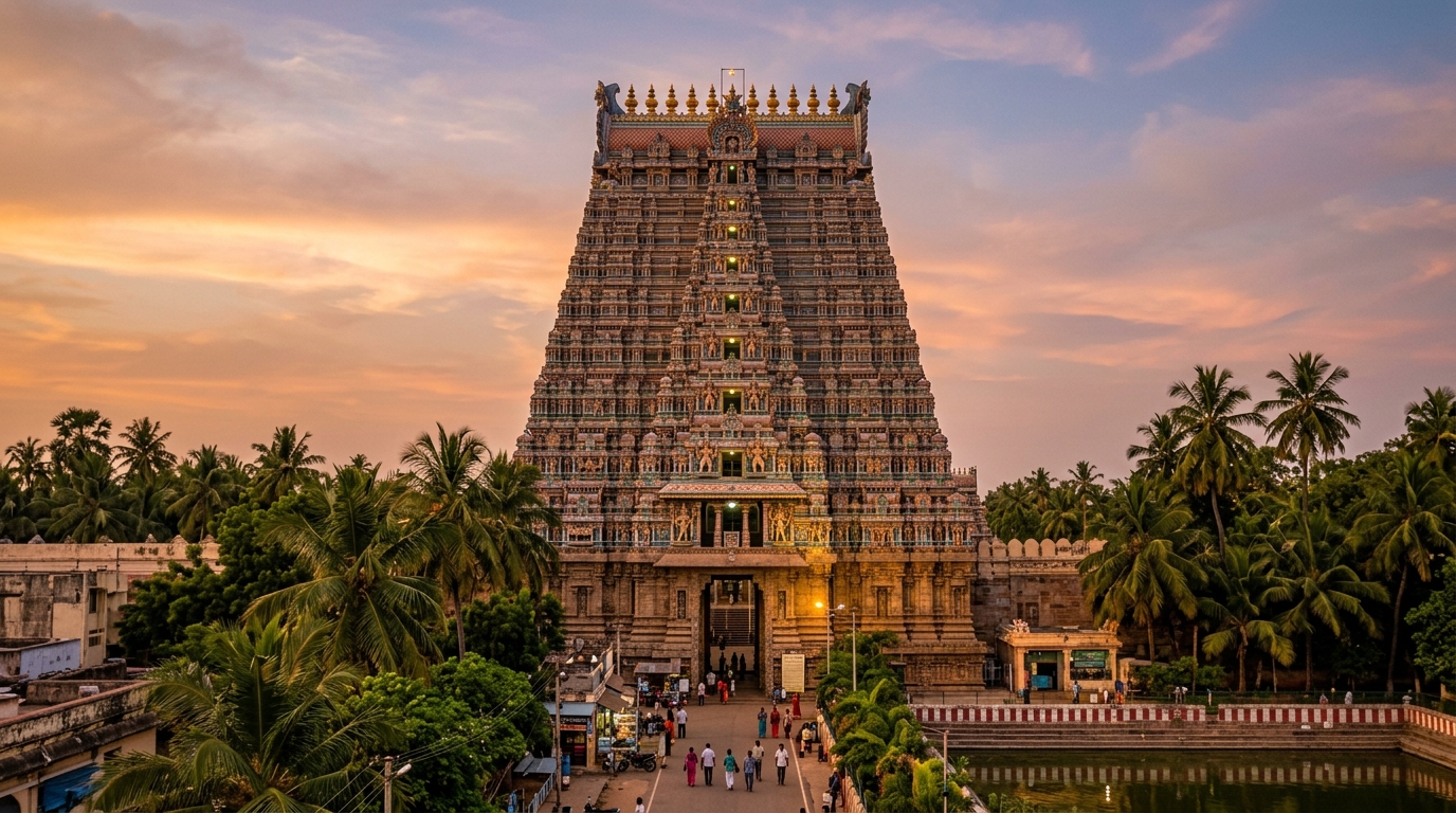 Srirangam & Thiruvanaikaval