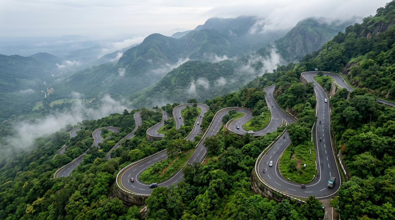 Thrilling 70 Hairpin Curves Mountain Highway