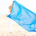 Handloom Organic Cotton Linen Saree Photo 2